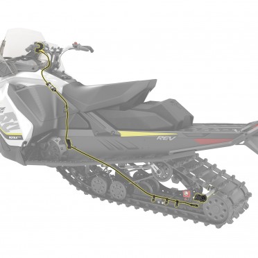 Can-am  Bombardier Reglarea blocului de cuplare la distanta (REV Gen4: 129 "si 137" cu suspensie spate rMotion)