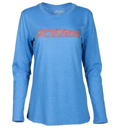 KLIM Frost LS T Azure Blue - Chili Pepper