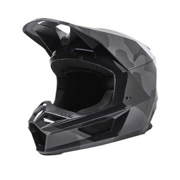 FOX V1 BNKR HELMET, ECE [BLK CAM]
